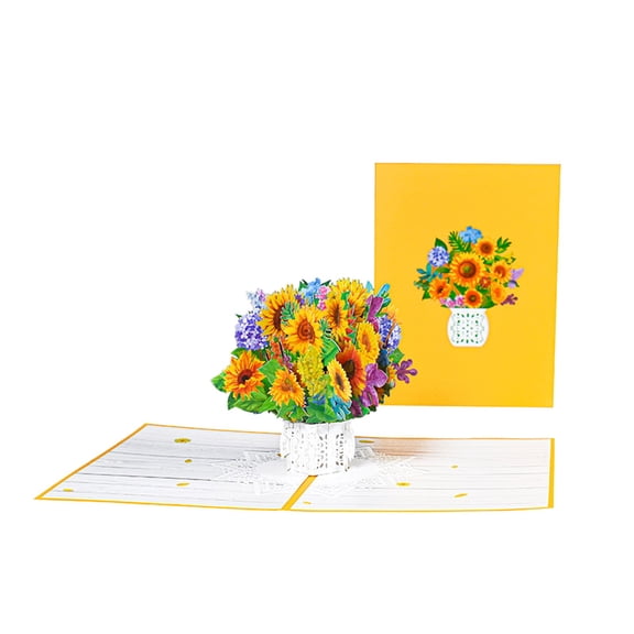 Mothers Day Gifts Clearance! New Creative Hand Hands 3D S Threed Card Mother's Day Blessing Card