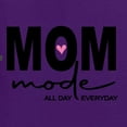 thumbnail image 5 of Wild Bobby, Mom Mode All Day Everyday Mother's Day Womens Graphic Long Sleeve Tee, Purple, XX-Large, 5 of 6