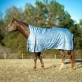 thumbnail image 6 of Jeffers Poplar Head Refuge 1200 Denier Turnout Blanket w/ High Neck, Hamilton Blue, 87"– Waterproof & Breathable Horse Blanket, 240g Insulation, Adjustable Fit for Comfort & Safe Use, Durable Design, 6 of 8