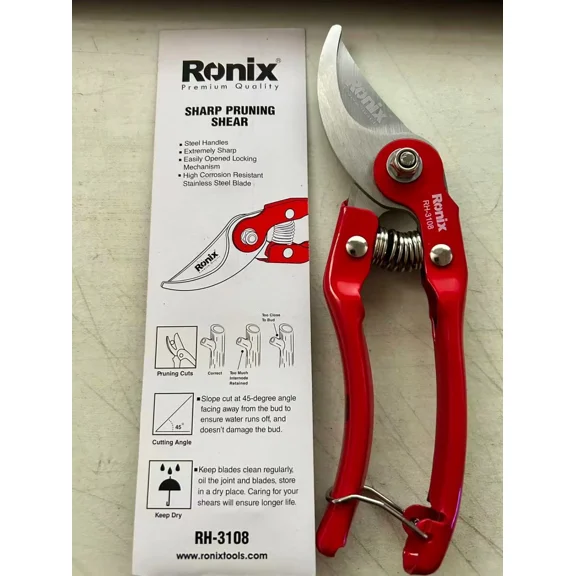 PURELY- Pruning Shears Sharp Stainless Steel,Garden Pruning Shears For Gardening Yard.