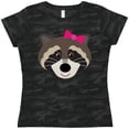 thumbnail image 3 of Inktastic Raccoon Girl Animal Women's T-Shirt, 3 of 5