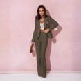 thumbnail image 5 of Traje vendedor caliente del traje de las mujeres de negocios del traje del traje de doble botonadura del traje de negocios de las señoras, 5 of 5