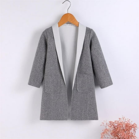 

Baozhu 0-5Y Children s Girls Long Trench Coats Fashion England Style Windbreaker Jacket For Boys Spring Autumn Clothing