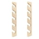 thumbnail image 1 of Estante para sombreros para pared, organizador de gorras de béisbol de madera, montaje en pared, soporte Vertical para sombreros, 2 uds., 1 of 5