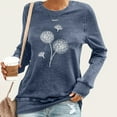 thumbnail image 2 of Camisas Para Mujer Moda Cuello Redondo Camiseta de Manga Larga Otoño Impresión Blusa Tops Sudadera Odeerbi  ODB127771, 2 of 4