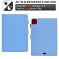 thumbnail image 3 of GSFY Case for 2024 iPad Air 11 Inch 6th Gen (M2), Smart PU Leather Wallet Stand Protective Book Case Auto Sleep Wake for iPad Air 11 6th/ iPad Air 10.9 4th &5th/ iPad Pro 11 (2018-2022), GX-Blue, 3 of 9