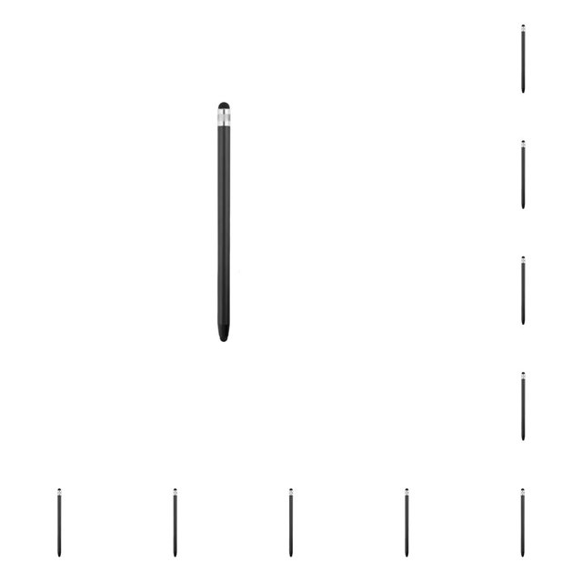 Bearachild Bolígrafos Stylus Pantalla táctil universal Bolígrafo ligero Multifuncional Conveniente Amplia aplicación Punta fina Negro 10piezas