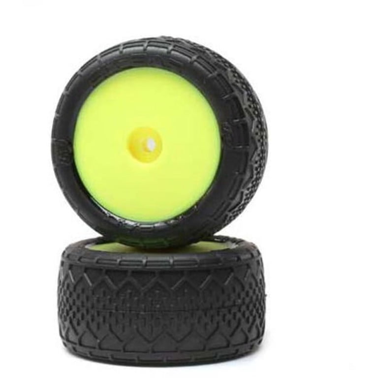FR] LOSI Rear Wheel, Yellow (2): Mini-B - LOS41028