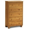 South Shore 5 Drawer Dresser Golden Oak