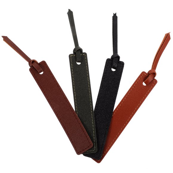 Shisuyan Weighted Pu Bookmark For Men Reading 4Pcs