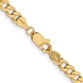 thumbnail image 3 of Auriga Fine Jewelry 10K Yellow Gold 4.75 mm Flat Figaro Chain Necklace for Women 16", 3 of 7