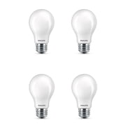Philips LED 60-Watt A19 General Purpose Light Bulb, Frosted Daylight, Non-Dimmable, E26 Medium Base (4-Pack)