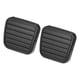 thumbnail image 1 of Antideslizante Embrague Freno Pedal Cubierta Coche Pedal Cubierta - 2 Uds Negro, 1 of 1
