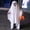 172#A, variant on Halloween Ghost Costume Cloak, White Polyester Ghost Cape for Party Role Play Adults and Teens, Spooky Scary Dress Up Prop for Halloween Festival Masquerade Trick or Treat