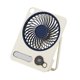thumbnail image 3 of Ventilador de mesa 3 Modos Mostración de luz digital tranquila ajustable Ventilador de luz de noche LED para el dormitorio de mochileros para acampar, 3 of 8