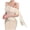 🔥 White, variant on Sentmoon Women's Tops Casual Short Sleeve Business Women Shirt Summer Solid Color Cold Shoulder Loose Fit Women's Blouse for Work and Business Casual White XL