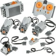thumbnail image 1 of 9PCS Technic-Motor-Kit Compatible with Lego, Power Functions Motor Set with M & L Motors, Remote Control, IR Receiver, AA Battery Box for STEM Project Moc Building Blocks, 1 of 6