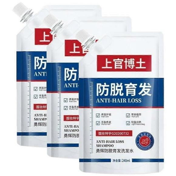 3X Dr. Shangguan's Anti-hair Loss Shampoo Makes Hair Stronger And Thicker