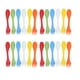 thumbnail image 5 of Cuchara 24 Piezas 3 En 1 Cuchillo Tenedor Cuchara Multifuncional Portátil Plástico Cuchara Cuchillo Tenedor Utensilios Conjunto Para Actividades Al Aire Libre, 5 of 7