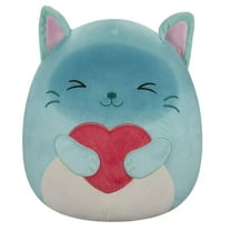 Squishmallow 8 Inch Sigrid the Siamese Cat with Heart Valentine Plush