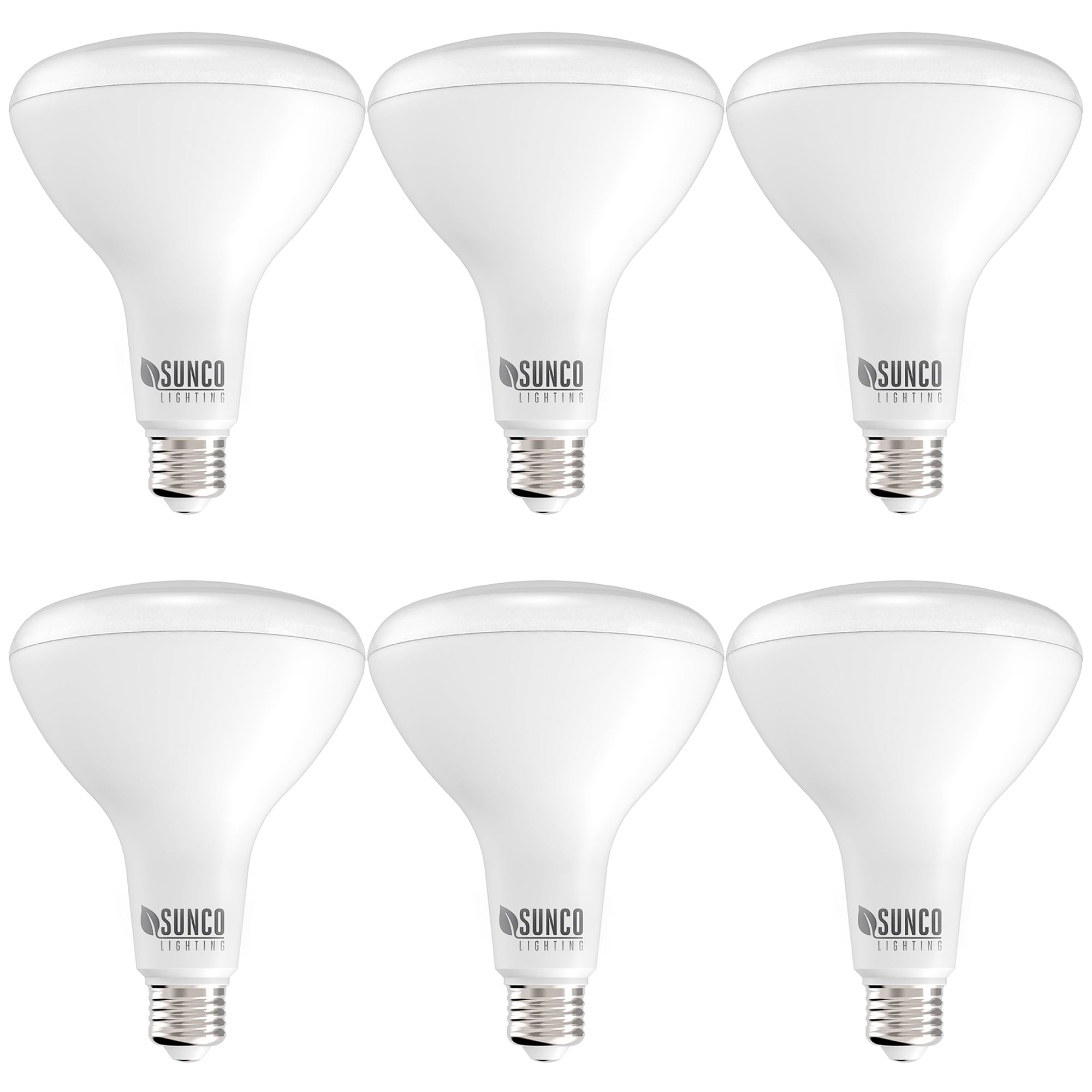 UL BR30 Dimmable LED Light Bulb E26 13.5-Watt 6-Pack 