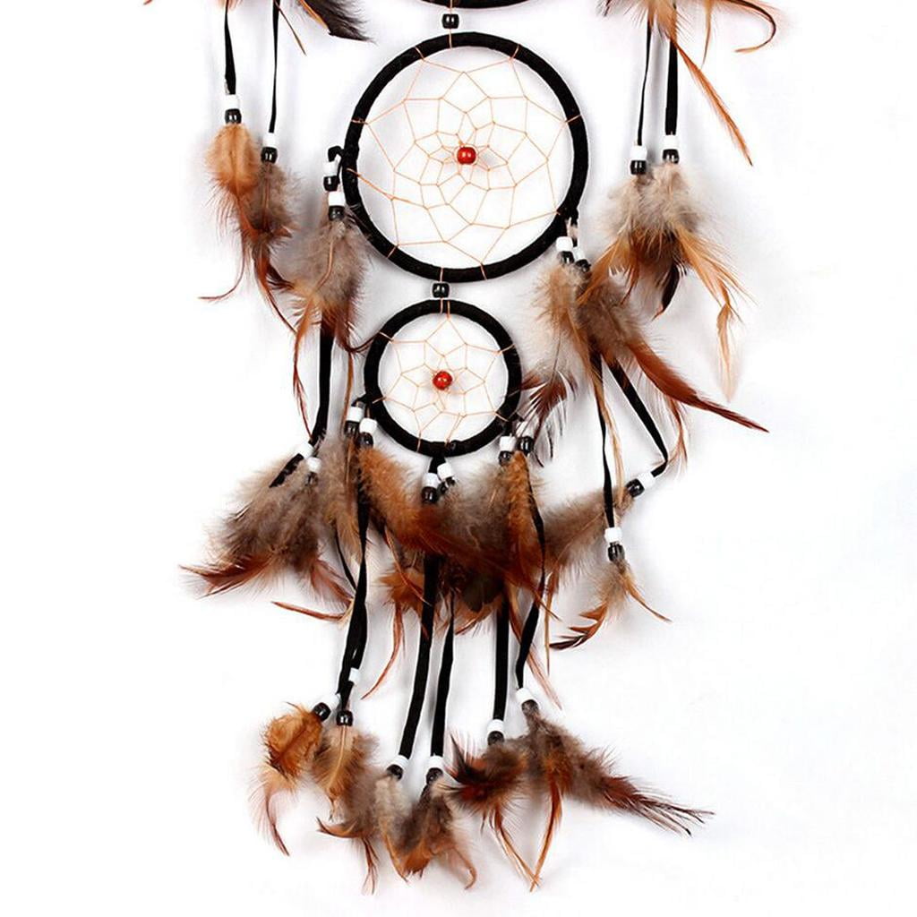 Wolf Pattern Dream Catcher Three Circles Native America Indian Dreamcatcher 