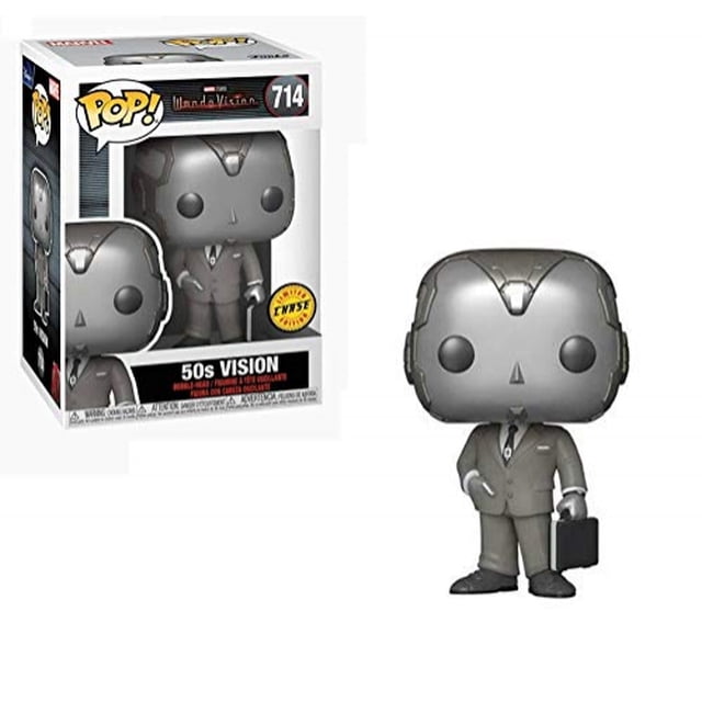 Funko Vision 50's Chase Edition Pop #714 Pop TV: Figura de vinilo Wanda Vision (con protec Funko POP