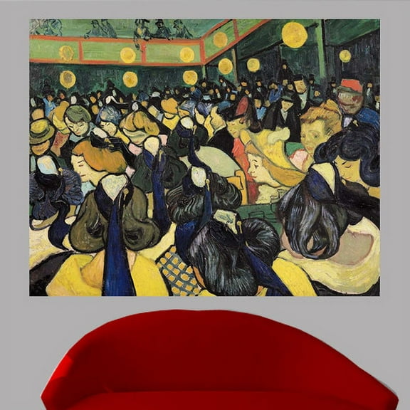 Wallhogs Van Gogh The Dance Hall at Arles (1888) Wall Mural