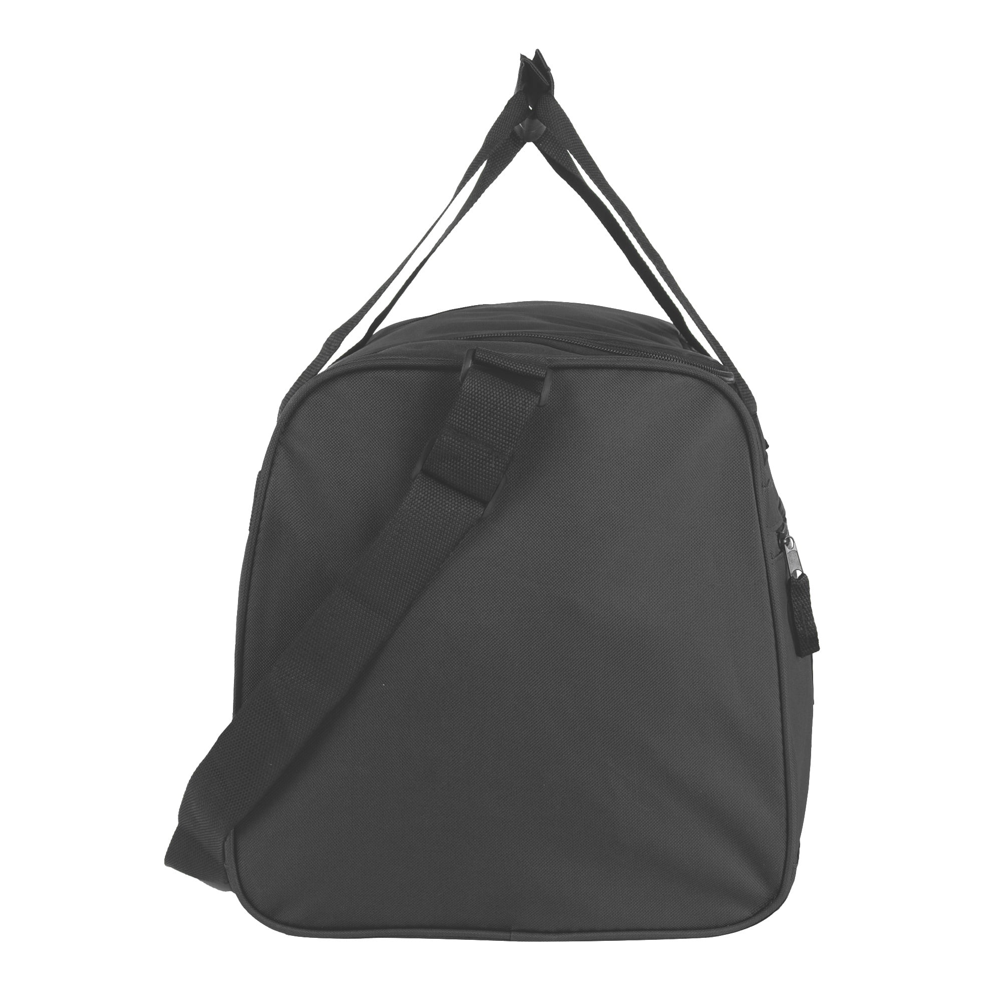 24 Pack 24 Inch 55 Liter Overnight Duffel Bags with Zippered Pockets for Men, Women, Sports, Gym, Travel, Commuting in Black