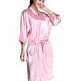 thumbnail image 2 of 1 pieza de vestido de belleza, delantal de salón de peluquería, bata de invitado, bata para teñir el cabello, accesorio de cuidado de spa, rosa, 2 of 7
