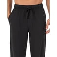 thumbnail image 3 of Pantalones para dormir Fruit of the Loom, tejido de punto para hombre, color negro, paquete de 2, 3 of 5