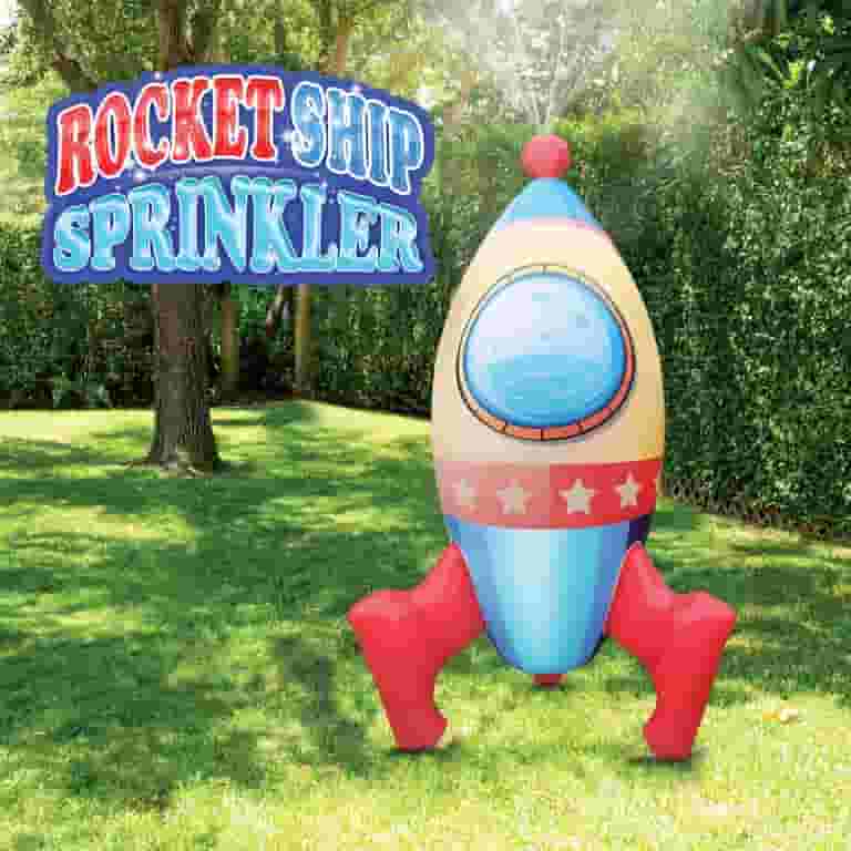 Target Inflatable Rocket Outdoor Rocket Sprinkler Inflatable: Ultimate Summer Fun Toy