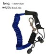 thumbnail image 1 of Kayak Paddle Leash Stretchable Fishing Rod Lanyard Outdoor Multifunctional High-Elastic Colorful Anti-Lost Rope Accessory Dark Blue, 1 of 9