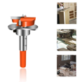 thumbnail image 2 of 2X Hinge Jig Drill Guide Set, Hex Handle Adjustable 35mm Forstner Bit, Concealed Hinge Boring Jig Drill Guide, 2 of 7