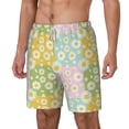 thumbnail image 2 of Balery Daisies Flowers Mens Swim Trunks Swim Shorts for Men Quick Dry Inseam Beach Shorts with Compression Liner Pocket-Medium, 2 of 9