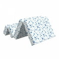 thumbnail image 2 of Butterfly Foldable Mattress, Rainforest Wilderness, 74.8" x 35.4", Blue White Black, by Ambesonne, 2 of 6