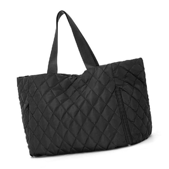 JZROCKER Fitness Bag Quilted Shoulder Bag Large Capacity Travel Bag Gym Bag Handbag