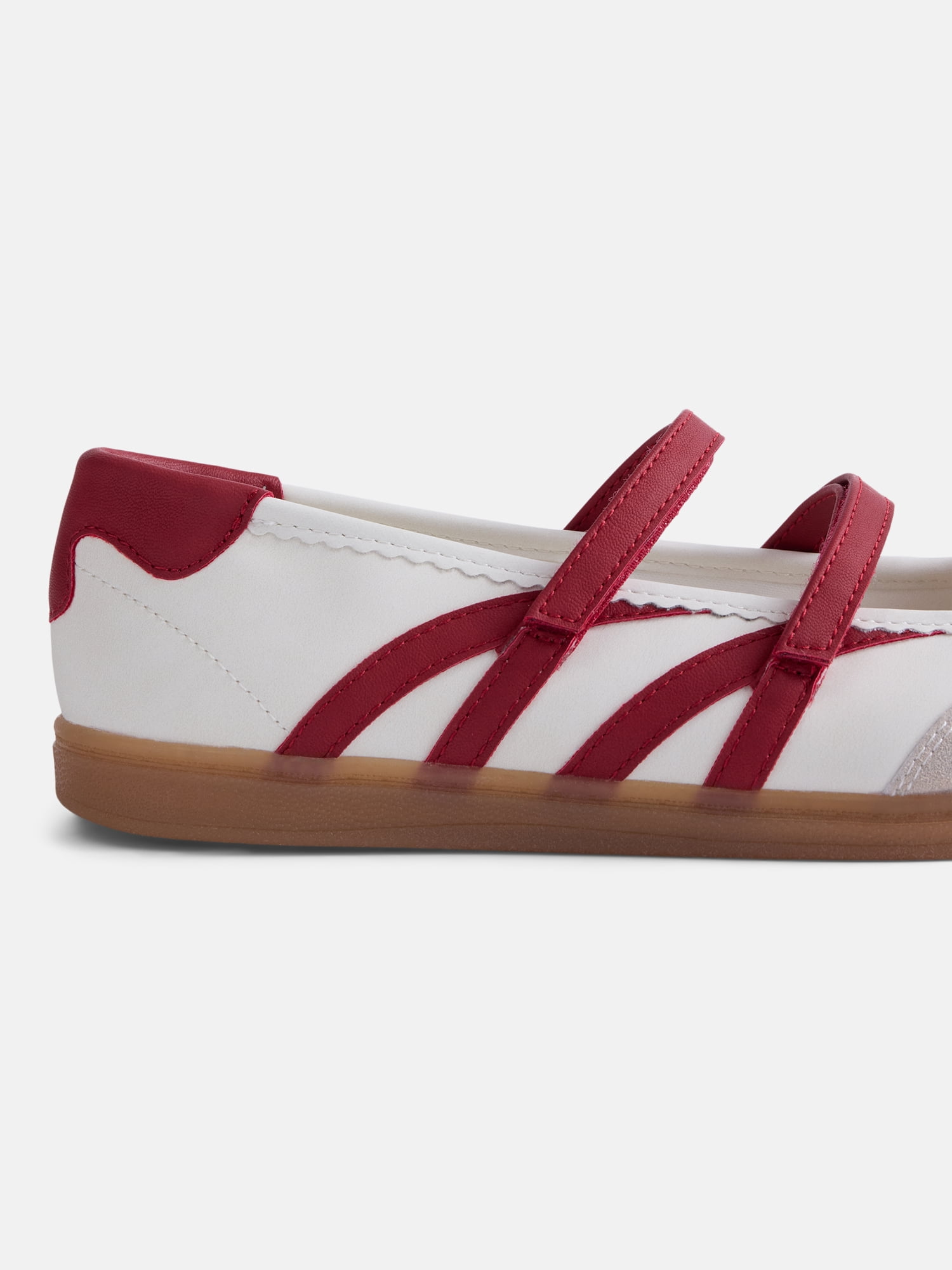 No Boundaries Women's Strappy Ballet Sneakers - Walmart.com