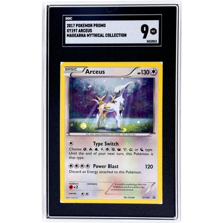 2017 Pokemon Promo #XY197 Arceus Magearna Mythical Collection SGC 9