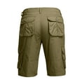 thumbnail image 4 of Men's Cargo Work Shorts - Loose Fit Five-Point Stretch Summer Casual Pocket Shorts for Outdoor & Daily Use ,Earthy Yellow,40, 4 of 4