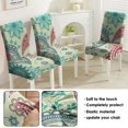 thumbnail image 5 of Exotic and Artistic Paisley Bohemian Dining Chair Covers 4 Pack with Vintage Floral Ethnic Retro Colorful Pattern Washable Polyester Stretch Slipcovers Removable Protector for Classic Home, 5 of 7
