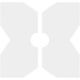 thumbnail image 4 of Ekena Millwork CMP40TS2-02000 40 in. OD x 2 in. ID Square Titus Architectural Grade PVC Contemporary Ceiling Medallion - 2 Piece, 4 of 7