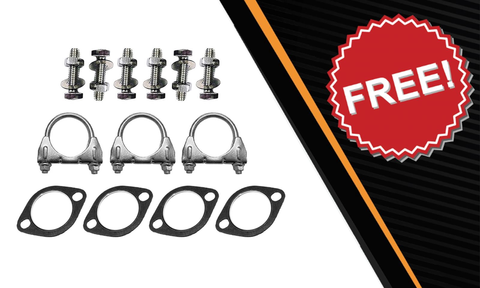 Northeastern Exhaust Flex Pipe, Resonator, Y-Pipe & Pair of Mufflers Fits 2007 Mazda CX-9 3.5L & 2008-2012 Mazda CX-9 3.7L - Direct Fit | System Kit
