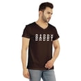thumbnail image 2 of Inkmeso Men's Graphic Printed Daddy Tshirt For Dad V-Neck Shirt Jersey Tee Shirt, 2 of 6