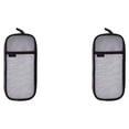 thumbnail image 2 of Matsuzay Estuche transparente para lápices, bolsa para bolígrafos, pegatina, papelería, bolsa Simple, suministros escolares, regalos, Blanco negro 2Conjunto, 2 of 6