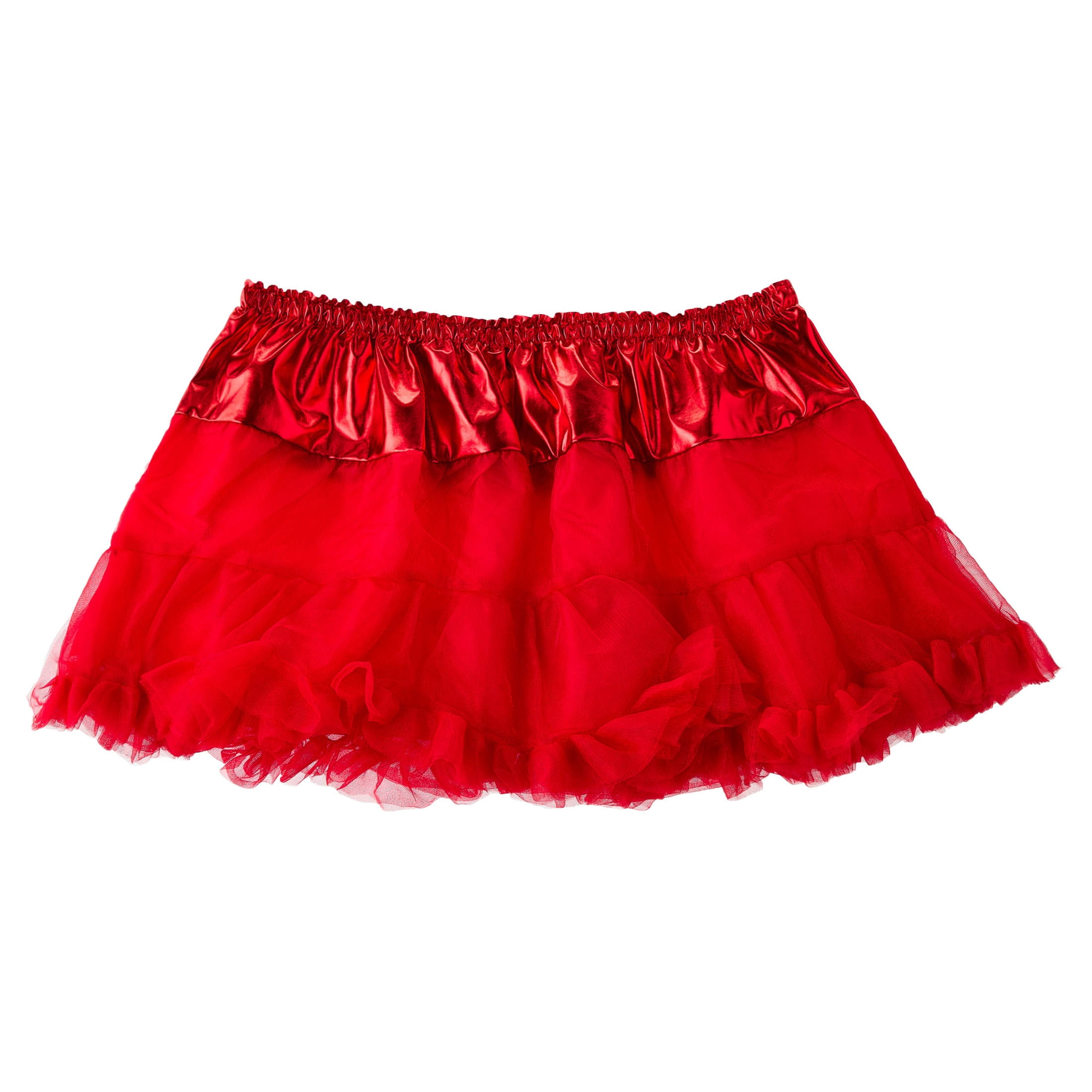Petticoat Costume Accessory for Adults, Red, S/M, Halloween by Way To Celebrate