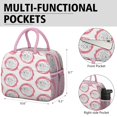 thumbnail image 6 of Lunch Bag Lunch Box for Women Reusable Insulated Lunch Bags,Water-Resistant Tropical Exotic Fruit Pitaya Cooler Lunch Tote Bag, Large Capacity for Work Travel Picnic, 6 of 6