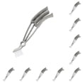 thumbnail image 2 of Yuarrent Cepillo de limpieza de microfibra duradero para persianas y ventanas, limpiador ligero no deformable, gris Gris 10Conjunto, 2 of 6