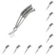 thumbnail image 1 of Cepillo de limpieza de microfibra Cateissary duradero para persianas y ventanas limpiador ligero no deformable Gris 10Conjunto, 1 of 6