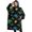 Colorful Games Burst, variant on Oversized Wearable Blanket Hoodie,Red Controllers Games Icons Black Pattern Sherpa Blanket Hoodie with Super Pockets,Super Warm Fuzzy Pullover for Women & Men
